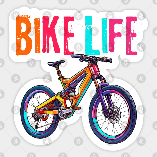 bike life Sticker by FehuMarcinArt